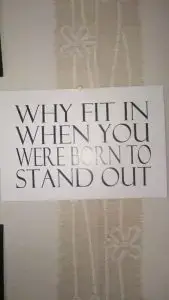fit in
